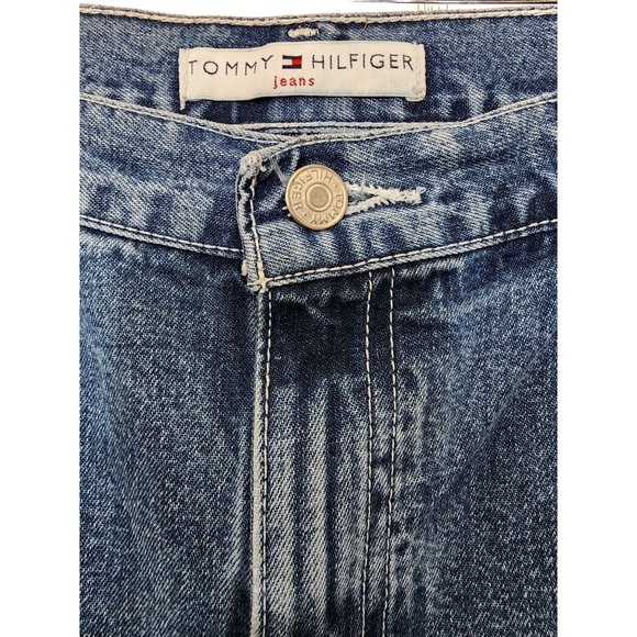 Vintage Tommy Hilfiger Wide Leg Carpenter Jeans Size 16 - Picture 5 of 9